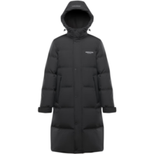 波司登羽绒服男款90绒长款连帽加厚防风外套B00145171E 180/96A