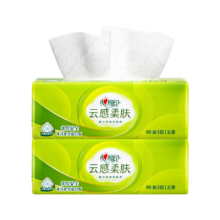 心相印（Mind Act Upon Mind）抽纸云感系列3层M码加厚 78抽/包 2包
