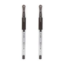 三菱（uni）UM-151财务中性笔 0.38mm签字笔 学生彩色水笔啫喱笔(替芯UMR-1) 啡色 1支/袋