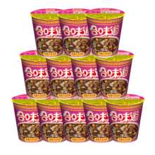 日清方便面合味道6口味混合12杯装口味随机共888g