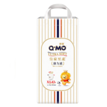 奇莫（Q-MO）皇家至柔拉拉裤加大码弹力裤尿不湿超薄透气XL42片(12-17kg)