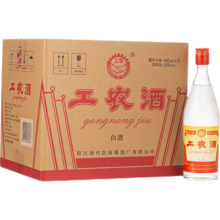 京东百亿补贴、plus会员:剑南春 工农牌 工农酒  52度 500ml*12瓶 整箱装 浓香型白酒