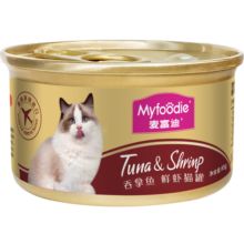 麦富迪 猫罐头 白肉罐头成幼猫通用猫咪零食湿粮 浓汁吞拿鱼鲜虾85g*24