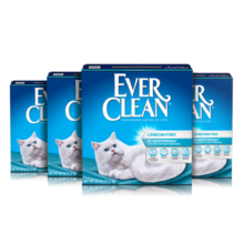 铂钻（EverClean）铂钻猫砂进口高效除臭爆款膨润土活性炭除臭猫砂 蓝标 25磅11.3kg 紫标-速凝除臭-11.3kg