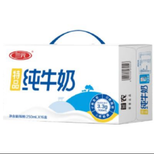 PLUS会员、需首购：SAN YUAN 三元 特品纯牛奶 250ml*16盒/箱