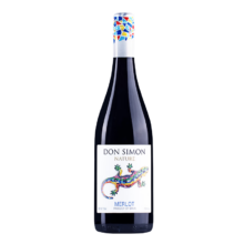 爱之湾堂吉世家梅洛红葡萄酒750ml*1瓶 热红酒西班牙原瓶进口