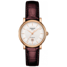 天梭（TISSOT）瑞士手表 卡森臻我系列腕表机械女表 新年礼物T122.207.36.031.00