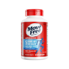 Move Free益节氨糖软骨素钙片蓝瓶80粒 维骨力美国进口氨基葡萄糖维生素d3