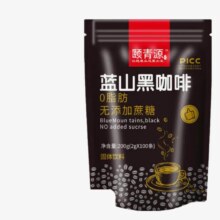 蓝山黑咖啡0蔗糖0脂肪美式咖啡速溶减燃无糖精