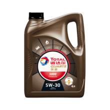道达尔（Total）快驰5000 全新合成技术机油润滑油 5W30 SP/GF-6A级 4L