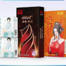 赤尾 潮玩炽热超薄玻尿酸避孕套 24只