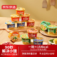 某东京造 迷你杯面解馋方便面 混合口味12碗