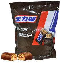 88VIP会员：SNICKERS 士力架 花生夹心巧克力 1000g 袋装