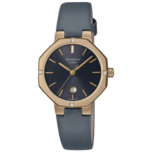 卡西欧（CASIO） SHEEN SHE-4543 商务时尚休闲女表石英手表 SHE-4543GL-8AUPRS