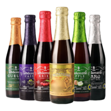 PLUS会员:Lindemans林德曼啤酒组合装250ml*6瓶 精酿随机六口味 比利时进口
