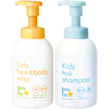 Mama&Kids儿童泡沫洗发水460ml/泡沫洁肤液460ml组合氨基酸弱酸性滋润护发 【组合装】儿童洗发沐浴组合