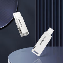 thinkplus 联想64G金属U盘 USB3.2&Type-C双接口大容量 MU90系列
