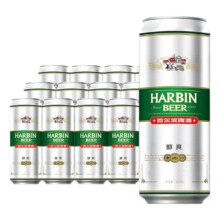 哈尔滨啤酒 醇爽9度 500ml×12听