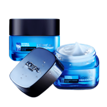 欧莱雅男士水能强润霜50ml*2补水保湿润肤乳液面霜护肤品礼物送男友