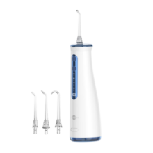 博皓（prooral）冲牙器手持立式洗牙器牙齿冲洗器 家用洁牙器便携式剔牙神器正畸呵护 声波微气泡水牙线5025pro 天蓝