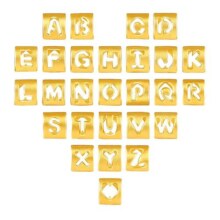 周大生黄金字母转运珠足金手链手绳项链吊坠情侣送新年礼物男女生