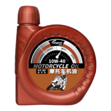 每日19点：龙润 润滑油 4T摩托车机油10W-40 SF级 1L