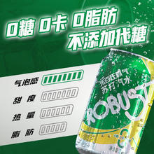 Robust 乐百氏 霸气苏打水330ml*24罐*2件