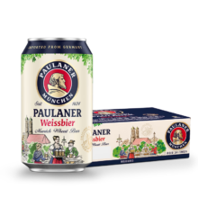 京东百亿补贴：Paulaner 保拉纳 柏龙 精酿白啤 德国进口 330ml*24罐 整箱装