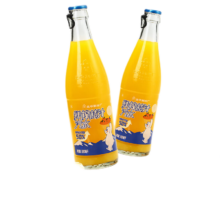 需首单：北冰洋×北平制冰厂 鲜榨桔汁汽水 鲜榨饮料 330ml*6瓶整箱装