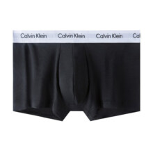 Calvin Klein CK 男士平角内裤套装 3条装 送男友礼物 U2664G 001黑色 M