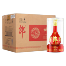 郎酒 红花郎 陈酿 高度白酒 酱香型 53度 500mL 6瓶 红十五 整箱装
