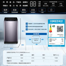 国家补贴：Haier 海尔 XQB100-BS629 波轮洗衣机 10公斤