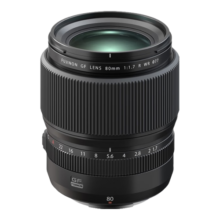 富士（FUJIFILM）GF80mm F1.7 R WR 中画幅标准定焦镜头 G卡口