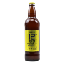 燕京原浆白啤酒 麦汁浓度12度 燕京9号 整箱装 726mL 6瓶