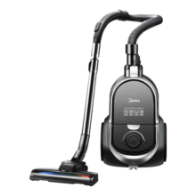 美的（Midea）卧式家用吸尘器C7强劲大吸力小型强力手持车载大功率除螨 无耗材 黑色