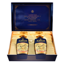 plus会员：五粮液  仙林生态 龙赐吉祥 绿豆酒 52度 500ml*2瓶 礼盒装