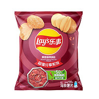 乐事 马铃薯片 得克萨斯烧烤味135g*9+双汇Q趣蘑菇风味香肠火腿肠70g
