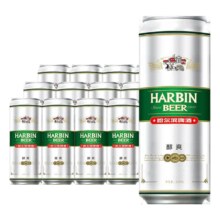 哈尔滨啤酒 醇爽黄啤 500ml＊12罐