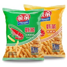 亲亲 经典鲜虾条 80g*6袋（4种口味任选6袋）