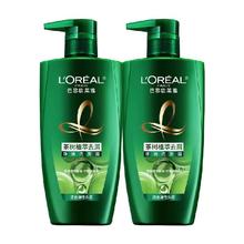 L'OREAL PARIS 茶树植萃去屑净油洗发露 500ml*2瓶