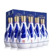 汾酒 青花25 清香型白酒 42度 475mL*6瓶 整箱装