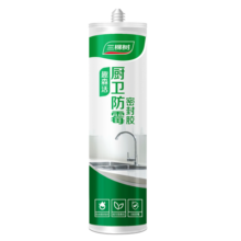 三棵树漆（SKSHU）玻璃胶密封胶 瓷白透明厨房卫生间门窗密封胶 【湿区适用】0级防霉*1无工具 透明