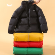 SNOOPY 史努比 儿童羽绒服外套 白鸭绒加厚保暖