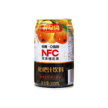 PLUS会员:鲜绿园 NFC枇杷原浆 310ml*6罐＊6件