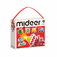 mideer 弥鹿 工程小车 儿童拼图