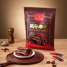 1号会员店 风干牛肉干原味 400g *2件