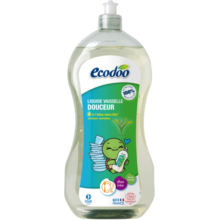 逸乐舒ecodoo法国进口洗洁精去油污芦荟护手洗碗液1L