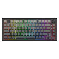 红龙 REDRAGON RS82 RT 铝坨坨电竞磁轴键盘 渐变灰 磁玉轴PRO
