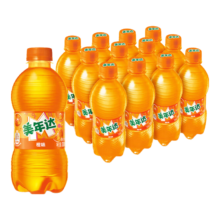 plus会员:百事可乐 美年达 Mirinda 橙味 碳酸饮料 300ml*12瓶 *5件