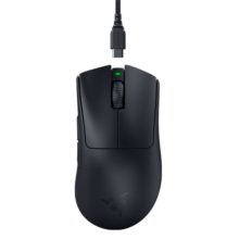 雷蛇（Razer）炼狱蝰蛇V3pro专业版无线鼠标  轻量化 右手人体工学设计黑色(专用防滑贴+Type-C充电接口)